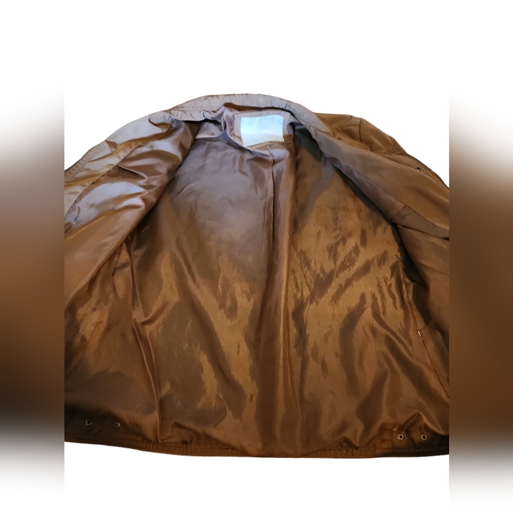 Zara Basic Parka Jacket Sz M Adjustable - image 3